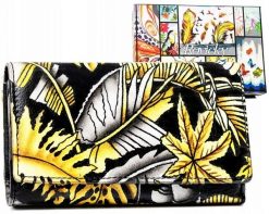 Rovicky Duży portfel damski na zatrzask wykonany ze skóry naturalnej. Portfele damskie ROVICKY, ze skóry. Za 222.00 zł.