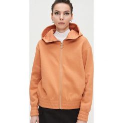 Bluza rozpinana z kapturem - Beżowy. Brązowe bluzy damskie Cropp, l, bez wzorów, bez ramiączek, z kapturem. Za 99.99 zł.