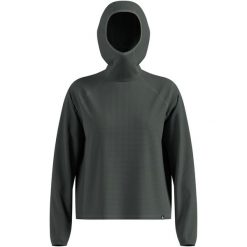 Bluza z kapturem Odlo Mid layer hoody CUBIC. Szare bluzy męskie ODLO, m, bez wzorów, bez ramiączek, z kapturem. Za 319.99 zł.