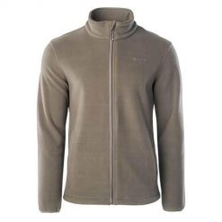 Bluza sportowa męska Hi-Tec Nader. Brązowe bluzy sportowe męskie Hi-tec, m, bez wzorów, bez kaptura. Za 213.00 zł.