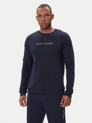 Tommy Hilfiger Bluza UM0UM03666 Granatowy Regular Fit. Niebieskie bluzy męskie Tommy Hilfiger, m, bez wzorów, z bawełny, bez ramiączek, bez kaptura. Za 219.99 zł.