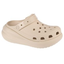 Tenisówki Crocs Model Classic Crush Clog Kolor Beżowy. Brązowe trampki i tenisówki damskie Crocs, bez wzorów, z gumy, bez zapięcia. W wyprzedaży za 255.15 zł.