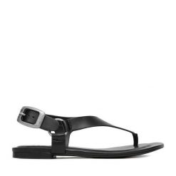 Sandały G-Star. Czarne sandały damskie G-Star, bez wzorów, bez obcasa, na słupku, bez zapięcia. Za 154.99 zł.