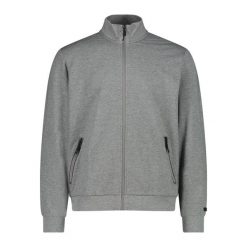Kurtka z dresu CMP. Niebieskie kurtki sportowe męskie CMP, bez wzorów, z dresówki, bez kaptura, na fitness i siłownię. Za 189.99 zł.