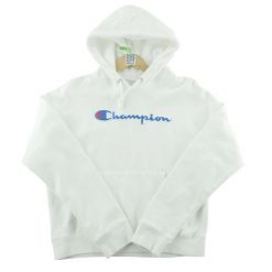Second life - Bluza z kapturem Damska Biała - Stan bardzo dobry. Białe bluzy damskie Champion, m, bez wzorów, casualowe, bez ramiączek, z kapturem. Za 124.96 zł.