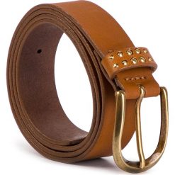 Pasek Damski WRANGLER - Studsy Belt W0B84US85 85 Brown. Brązowe paski damskie Wrangler, bez wzorów, ze skóry. W wyprzedaży za 129.00 zł.