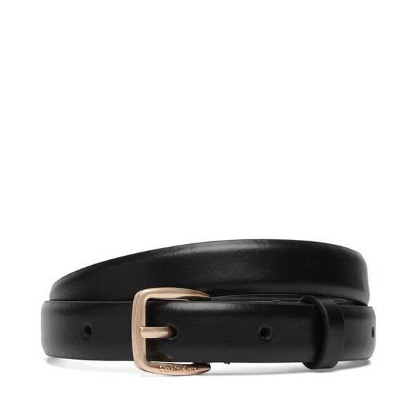 Pasek Damski Calvin Klein. Czarne paski damskie Calvin Klein, bez wzorów. Za 152.99 zł.