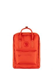 Plecak Fjallraven Re-Kanken - flame orange. Brązowe plecaki męskie Fjällräven, bez wzorów, z materiału, biznesowe. Za 415.79 zł.
