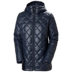 Damska kurtka turystyczna Helly Hansen Bliss Quilt. Niebieskie kurtki sportowe damskie Helly Hansen, l, bez wzorów, z materiału, bez ramiączek, bez kaptura. Za 887.00 zł.