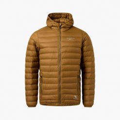 Kurtka Puchowa Wędrówki Mężczyzna Himalaya Izolujący. Zielone kurtki męskie SWEDEMOUNT, l, bez wzorów, z materiału, klasyczne, z kapturem. Za 599.99 zł.