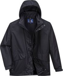 Kurtka męska Portwest S507 - Kurtka oddychająca 3 w 1 Argo - granatowy XL. Niebieskie kurtki męskie Portwest, m, bez wzorów, bez kaptura. Za 313.90 zł.