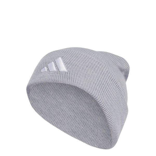Czapka New Logo Beanie Cuff. Białe czapki damskie Adidas, bez wzorów. Za 109.00 zł.