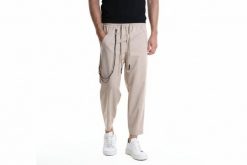 Xagon Spodnie | P26032 ZXAG92 | Mężczyzna | Beżowy. Brązowe spodnie materiałowe męskie Xagon, z aplikacjami, z elastanu. W wyprzedaży za 399.00 zł.