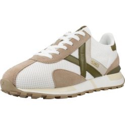 Buty MUNICH SAPPORO Biały. Białe buty zimowe męskie munich, bez wzorów, ze skóry, bez obcasa, bez zapięcia. Za 380.99 zł.