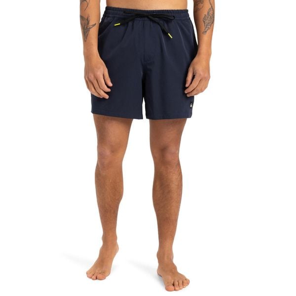 Szorty kąpielowe dla Mężczyzn SPL SURFSILK PIPED 16" Czarny. Niebieskie kąpielówki męskie Quiksilver, m, bez wzorów, z elastanu. Za 199.99 zł.