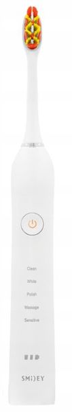 Szczoteczka Smiley Pro White Biała. Białe szczoteczki elektryczne Smiley. Za 329.00 zł.