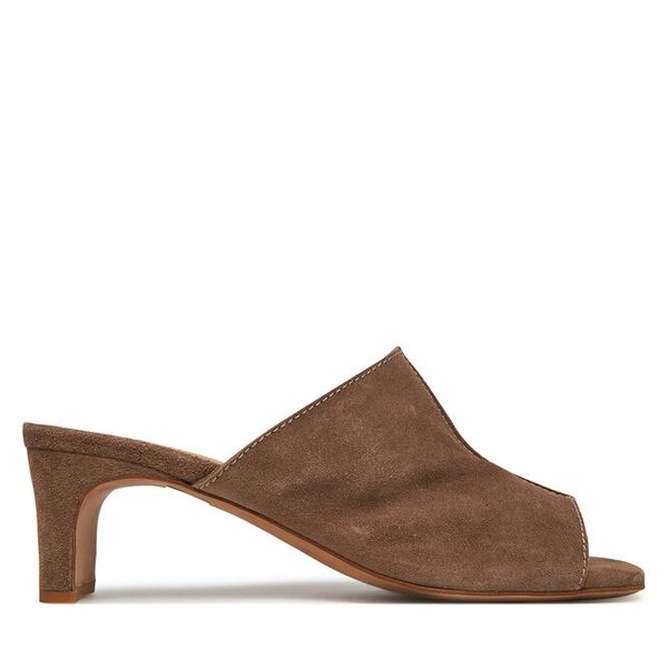 Klapki Balagan. Brązowe klapki damskie BALAGAN, bez wzorów, bez obcasa, bez zapięcia. Za 309.99 zł.