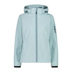 Kurtka damska turystyczna CMP 39A5006. Niebieskie kurtki sportowe damskie CMP, xl, bez wzorów, z softshellu, bez ramiączek, bez kaptura, trekkingowe. Za 340.00 zł.