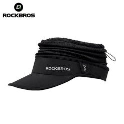 Czapka przeciwsłoneczna na lato ROCKBROS. Czarne czapki damskie ROCKBROS, na lato, bez wzorów, z bawełny. Za 63.60 zł.