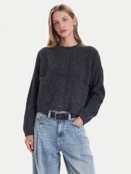 ONLY Kardigan Piemonte 15344118 Szary Regular Fit. Szare kardigany damskie ONLY, xs, bez wzorów, z syntetyku, bez kołnierzyka. Za 169.99 zł.