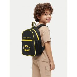 Plecak Batman. Czarne plecaki męskie batman, bez wzorów, sportowe. Za 99.99 zł.