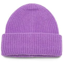 Czapka DeeZee. Fioletowe czapki damskie DeeZee, na zimę, bez wzorów. Za 49.99 zł.