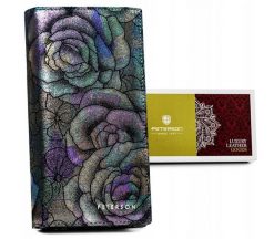 Portfel skórzany Peterson [DH] PTN 421431-MD zielony. Zielone portfele damskie Peterson, ze skóry. Za 125.99 zł.