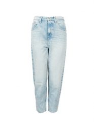 Tommy Jeans Jeansy "Mom Jean" | DW0DW11561 | Mom Jean | Kobieta | Błękitny. Niebieskie jeansy damskie Tommy Hilfiger, bez wzorów, z bawełny. W wyprzedaży za 279.00 zł.