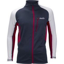 Swix bluza męska Dynamic niebieski/biały XL. Białe bluzy sportowe męskie Swix, m, bez wzorów, z polaru, bez kaptura. W wyprzedaży za 259.00 zł.