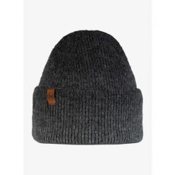 Czapka zimowa Buff Knitted Beanie Marin - graphite. Szare czapki damskie Buff, na zimę, bez wzorów. Za 123.99 zł.