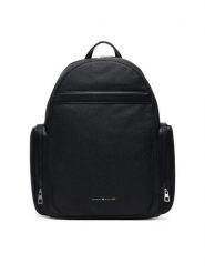 Tommy Hilfiger Plecak Th Business Leather Backpack AM0AM14684 Czarny. Czarne plecaki męskie Tommy Hilfiger, bez wzorów, ze skóry. Za 1,399.00 zł.