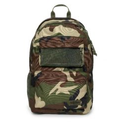 Plecak Eastpak Double Office. Zielone plecaki męskie Eastpak, bez wzorów, z materiału, eleganckie. Za 372.00 zł.