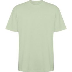 Koszulka Z Krótkim Rękawem Dla Dorosłych Unisex Bull Oversized. Zielone bluzki damskie ROLY, bez wzorów, sportowe, bez kołnierzyka, bez ramiączek. Za 51.99 zł.