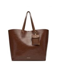 Gino Rossi Torebka C-THARAL-DA8078 Brązowy. Brązowe shopperki damskie Gino Rossi, bez wzorów, z materiału, bez dodatków. Za 299.99 zł.