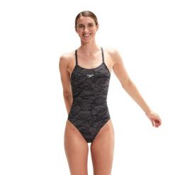 Strój kąpielowy damski Speedo Allover Fixxbk. Czarne stroje kąpielowe damskie Speedo, s, bez wzorów, z lycry. Za 326.00 zł.