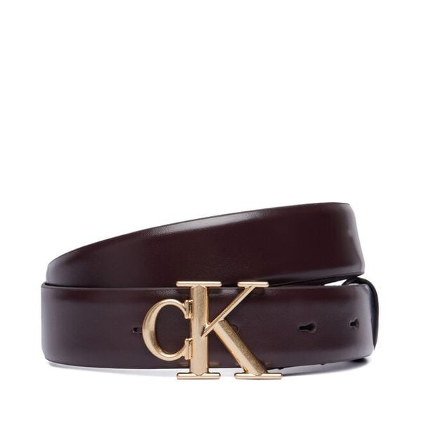 Pasek Damski Calvin Klein. Czerwone paski damskie Calvin Klein, bez wzorów. Za 249.99 zł.