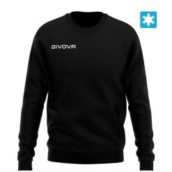 Bluza Givova Felpa czarna. Czarne bluzy damskie Givova, m, bez wzorów, z bawełny, sportowe, bez ramiączek, bez kaptura. Za 95.17 zł.