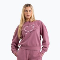 Bluza damska Pitbull Manzanita Heart Crewneck Sweatshirt. Czerwone bluzy damskie PITBULL, l, bez wzorów, z bawełny, klasyczne, bez ramiączek, bez kaptura. Za 159.99 zł.