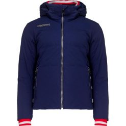 Kurtka DESCENTE NILO. Niebieskie kurtki sportowe męskie Descente, bez wzorów, z dzianiny, bez kaptura, narciarskie. W wyprzedaży za 2,800.00 zł.