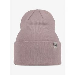 Czapka zimowa Buff Lilon - rosewood. Czerwone czapki damskie Buff, na zimę, bez wzorów, sportowe. Za 119.90 zł.
