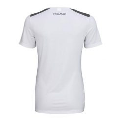 T-Shirt damski CLUB 22 Tech. Białe koszulki sportowe damskie Head, xl, bez wzorów, z poliesteru, bez ramiączek. W wyprzedaży za 115.50 zł.