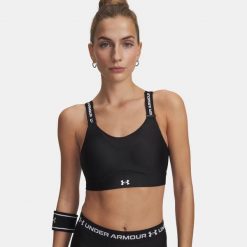 Biustonosz sportowy Under Armour Infinity 2.0 High Sports Bra. Czarne bielizna sportowa damska Under Armour, m, bez wzorów. Za 179.99 zł.