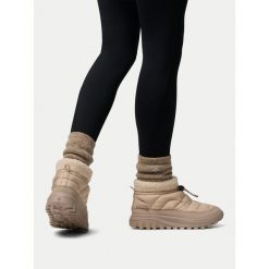 Śniegowce Columbia. Brązowe śniegowce damskie Columbia, bez zapięcia. Za 399.99 zł.