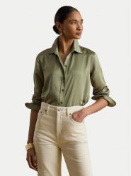 LAUREN RALPH LAUREN Koszula 200P13808004 Zielony Regular Fit. Zielone koszule damskie Lauren Ralph Lauren, xl, bez wzorów, z syntetyku, bez kołnierzyka, bez ramiączek. Za 769.99 zł.