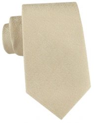 Męski Krawat - Jasny Beż, Drobna Faktura - Angelo di Monti. Krawaty i muchy Angelo di Monti, bez wzorów, z tkaniny, eleganckie. Za 49.99 zł.