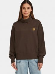 Sweter Damski O'Neill O'riginals HighNeck. Brązowe swetry nierozpinane damskie O'Neill, na jesień, xs, bez wzorów, z bawełny, eleganckie, bez kołnierzyka, bez ramiączek. Za 271.15 zł.