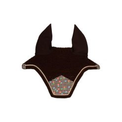Czapka przeciw insektom dla konia z weluru Kentucky Horsewear Fly Veil Wellingto. Brązowe czapki damskie KENTUCKY HORSEWEAR, bez wzorów, z weluru, sportowe. Za 378.00 zł.