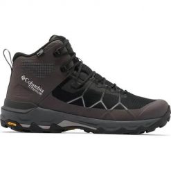 Buty trekkingowe męskie Columbia Peakfreak. Brązowe trekkingi męskie Columbia, na zimę, z materiału, za kostkę, bez zapięcia. Za 777.00 zł.