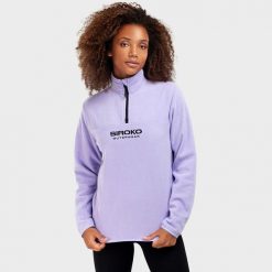 Bluza z grubego polaru do sportów zimowych damska Aurora-W. Niebieskie bluzy damskie SIROKO, na zimę, xl, bez wzorów, z polaru, sportowe, bez ramiączek, bez kaptura. Za 292.00 zł.