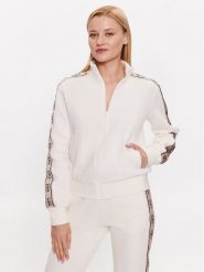Guess Bluza V2YQ16 KB3P2 Écru Regular Fit. Bluzy damskie Guess, m, z aplikacjami, z bawełny, bez ramiączek, bez kaptura. Za 429.99 zł.